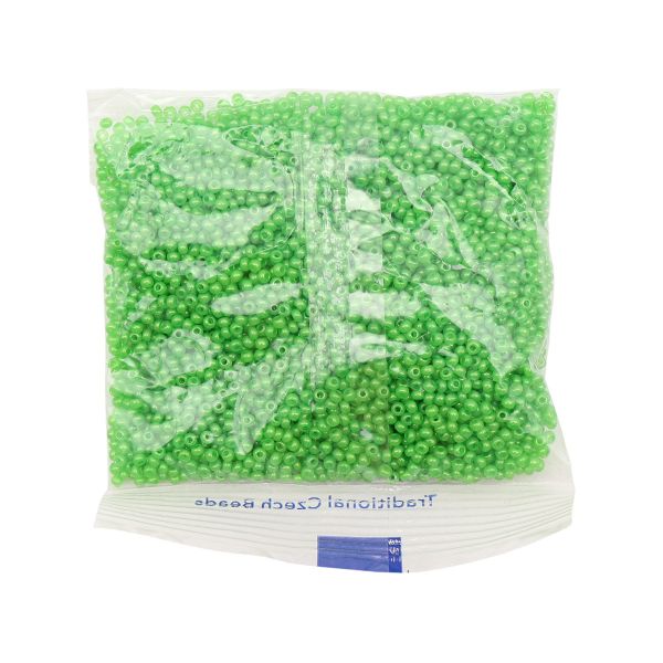 Бисер Preciosa алебастр с цветным покрытием 10/0 (2.3 мм), круг.отв., 50 г, (17156)