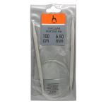 Спицы круговые Pony ⌀6,5 мм, 100 см, алюминий