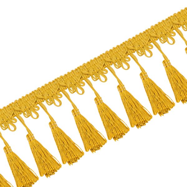 Бахрома отделочная 115.0 мм / 10 метров, с кистями, (188), 878