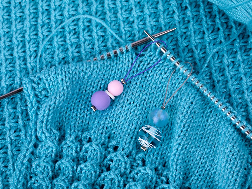 Кольца маркировочные пластик ⌀20 мм, 8 шт, с бусинами, Gamma MKK-02