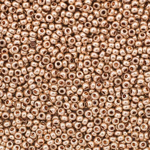 Бисер Preciosa прозрачный solgel 10/0 (18112), круг.отв., 500г