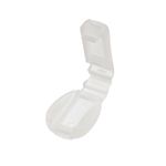 Наконечник для шнура пластик 22х12х8 мм, 1000 шт, прозрачный, Gamma 502-В