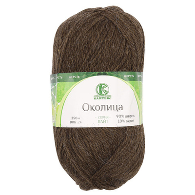 Пряжа Камтекс Околица / уп.5 мот. по 100 г, 250 м, 063 шоколад