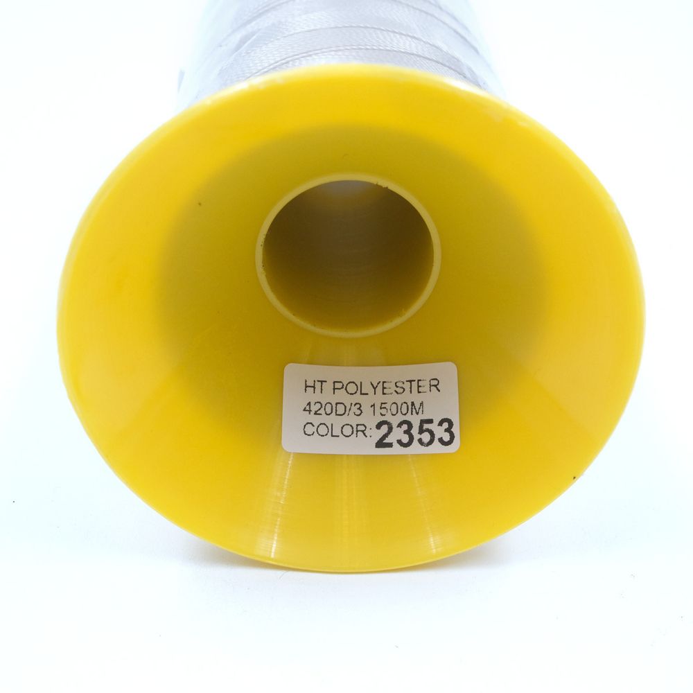 Нитки филаментные 420D/3, 1500 м, 100% п/э, Астра, 2353 лен