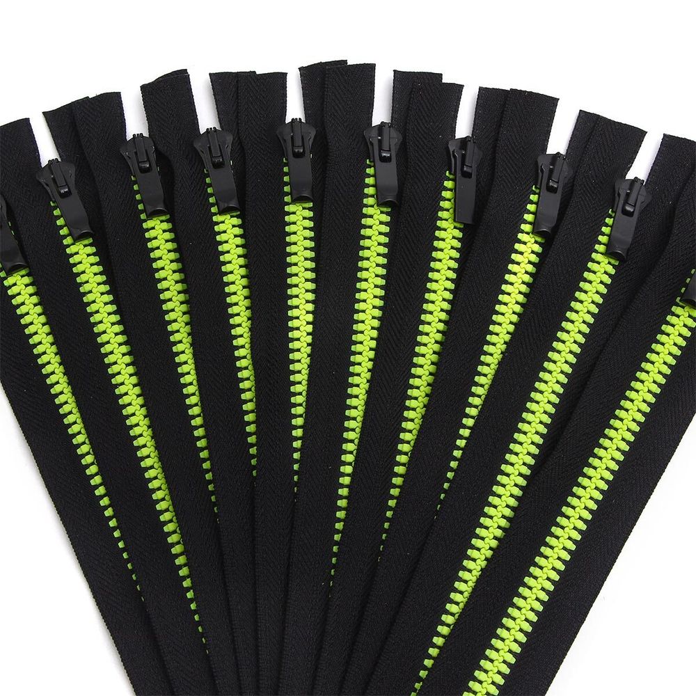 Молния трактор Arta Т6 (6 мм) 1 зам., н/раз., 18 см, Neon, цв. 077 черный / 098 люминесцентный, уп.10 шт