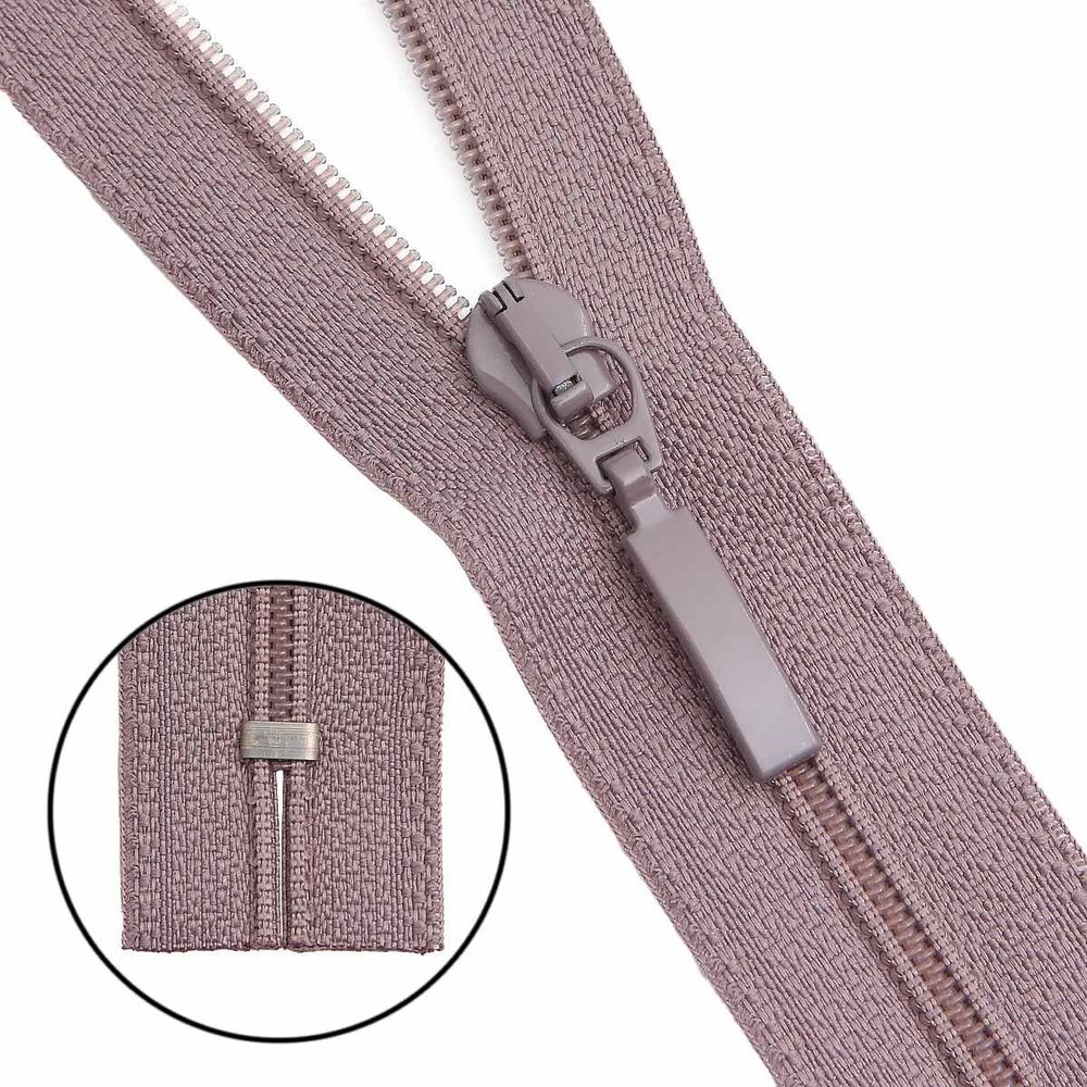 Молния спираль (витая) Arta Т5 (5 мм) 1 зам., н/раз., 18 см, цв. 327 серый, уп.10 шт