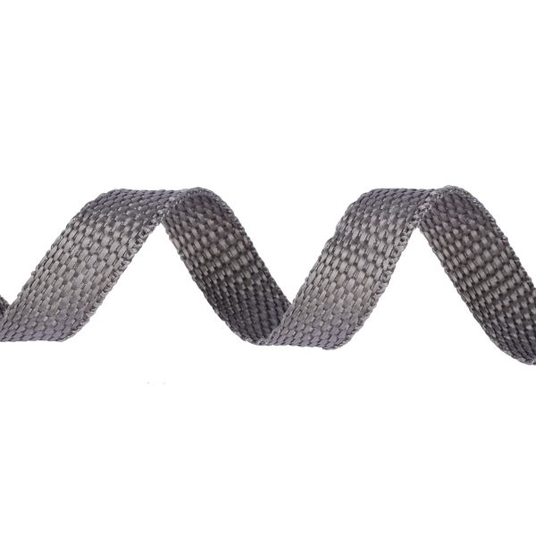 Стропа (ременная лента) 15 мм / 25 метров, толщ. 0.78 мм, [6.8 г/пог.м], 100% п/п, рис.9807, серый, Гамма, Gamma С3872Г17