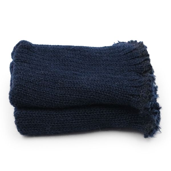 Манжеты трикотажные 7.0х9.5 см, 1 пара, плотные без шва, 078 синий