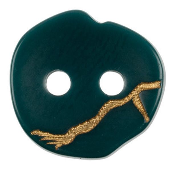 Пуговицы 2 прокола блузочные 11 мм, 36 шт, D287 зеленый, Gamma XPB 0017