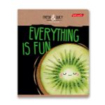 Тетрадь ученическая общая, A5+ 48 л. на скобе 65 г/м², белизна 100%, 10 шт, клетка в термоусадочной пленке, 000748 Самый вкусный, Светоч 48ТЕТк-001