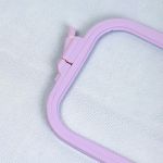 Пяльцы-рамка Nurge пластиковые 145х165 цв.фиолетовый