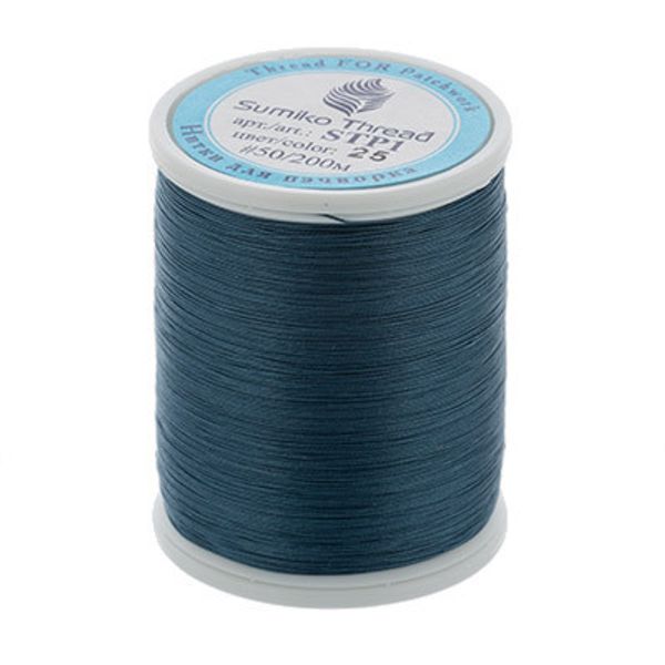 Нитки для пэчворка SumikoThread 200 м, (219 ярд), 25 гр.бирюзовый