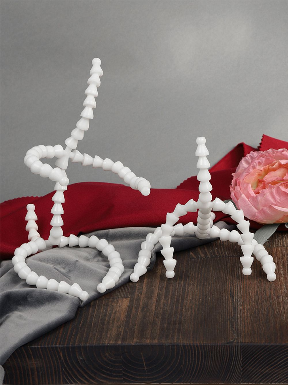 Скелет для игрушки с хвостом 32 см, передние лапы 10 звеньев 11см задние лапы 12 звеньев -13см