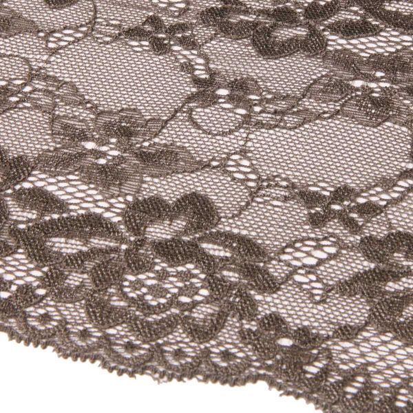 Кружево бельевое эластичное 180 мм / 13.72 м, цв. C072 шиншилла