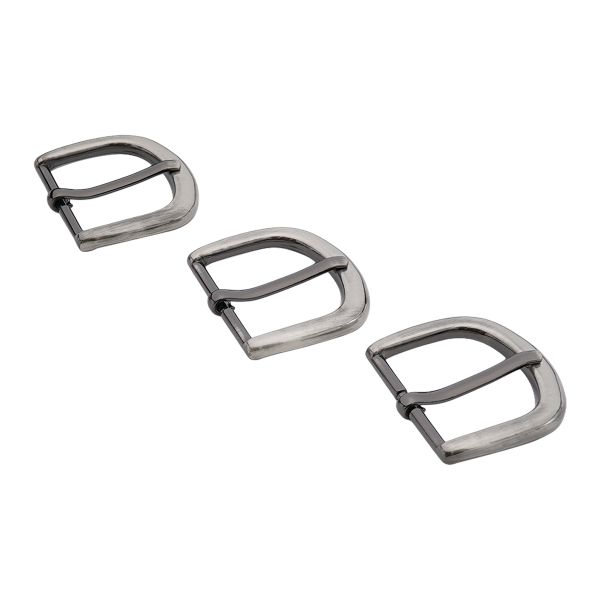 Пряжка ременная металл 35 мм (T.Nickel) MR121, 3 шт