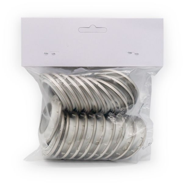 Люверсы шторные ⌀35 мм, с многоуровневым замком, №04 Belladonna, 10 шт