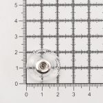 Кнопка пришивная 22мм, clear, MS-K-55, 10 шт