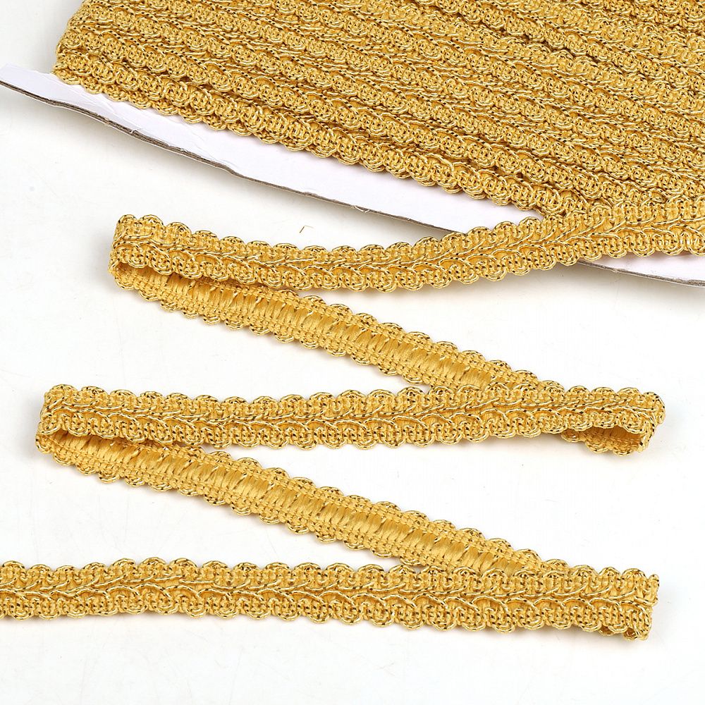 Тесьма отделочная 20 мм, 1-10 цв.золото уп.13.71м