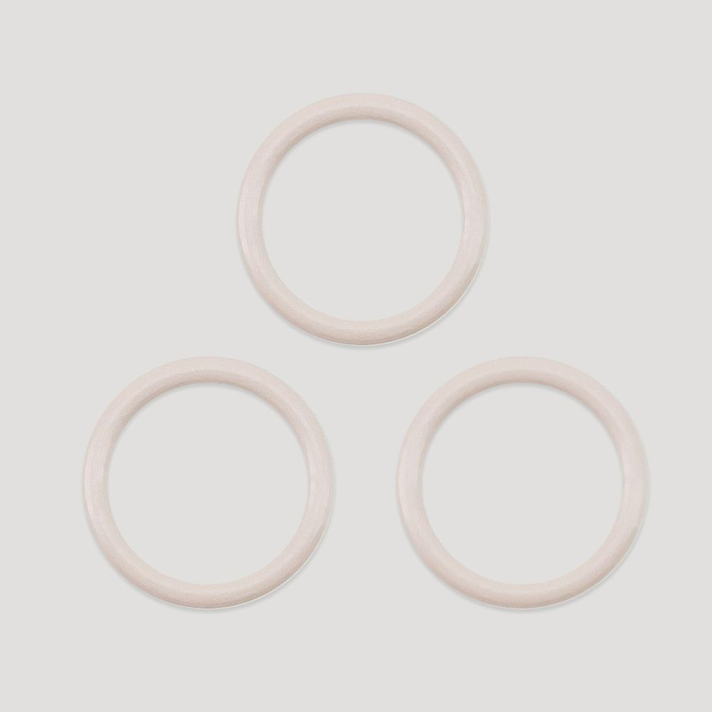 Кольца для бюстгальтера металл ⌀11.0 мм, 168 серебристый пион, Arta, 50 шт, 7733682-3