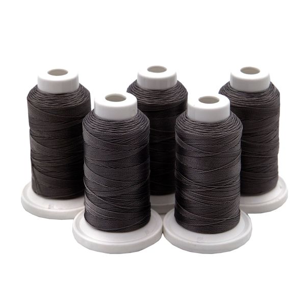 Нитки филаментные 420D/3, 137 м, Астра, 6342 т.серый