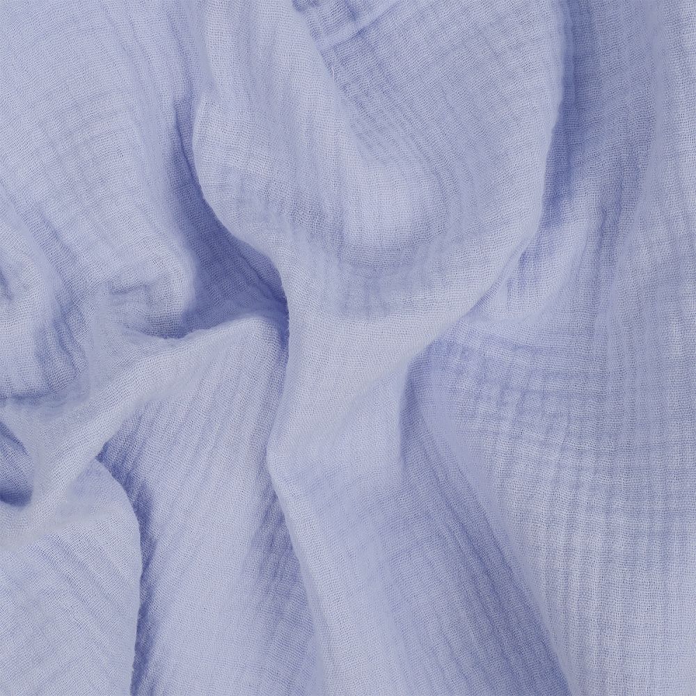 Муслин 125 г/м², 130 см / 2 метра, TBY.Mus.24723.29.2, цв.29 св.голубой