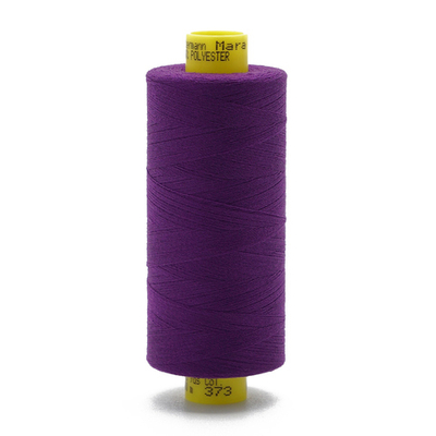 Нитка Gutermann Mara 150 (1000 метров), 1 кат., особо тонкая | 373 т.фиолетовый