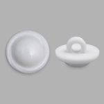 Пуговицы на ножке 11,5 мм (101 белый) 57617, 72 шт