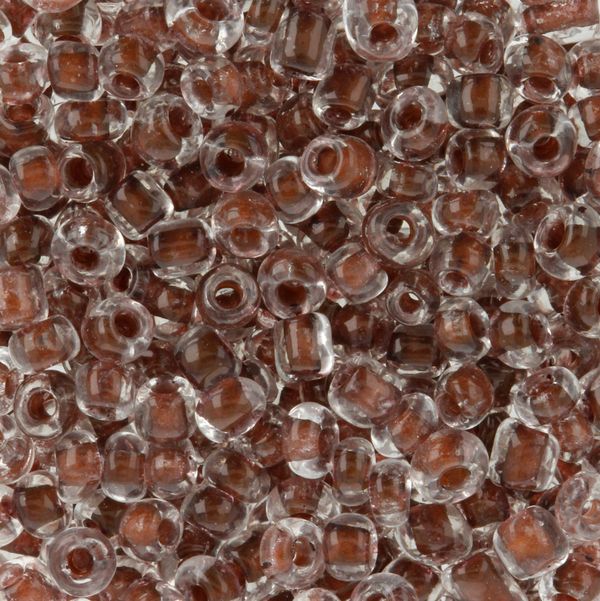 Бисер Zlatka 8/0 (2.9 мм), 100 г (10х10 г), №0136B коричневый, GR