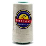 Нитки универсальные Bestex 50/2, 4570 м (5000 ярд) / 1 кат., 205 бело-серый