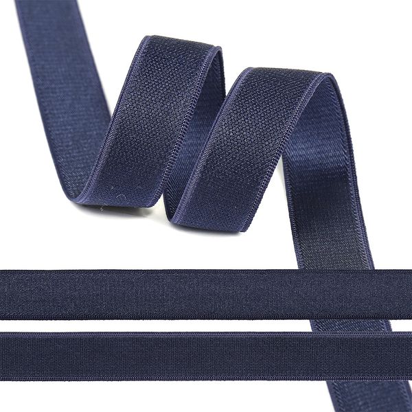 Резинка бельевая (бретелечная) 15.0 мм / 20 метров, TT-SAP15, индиго