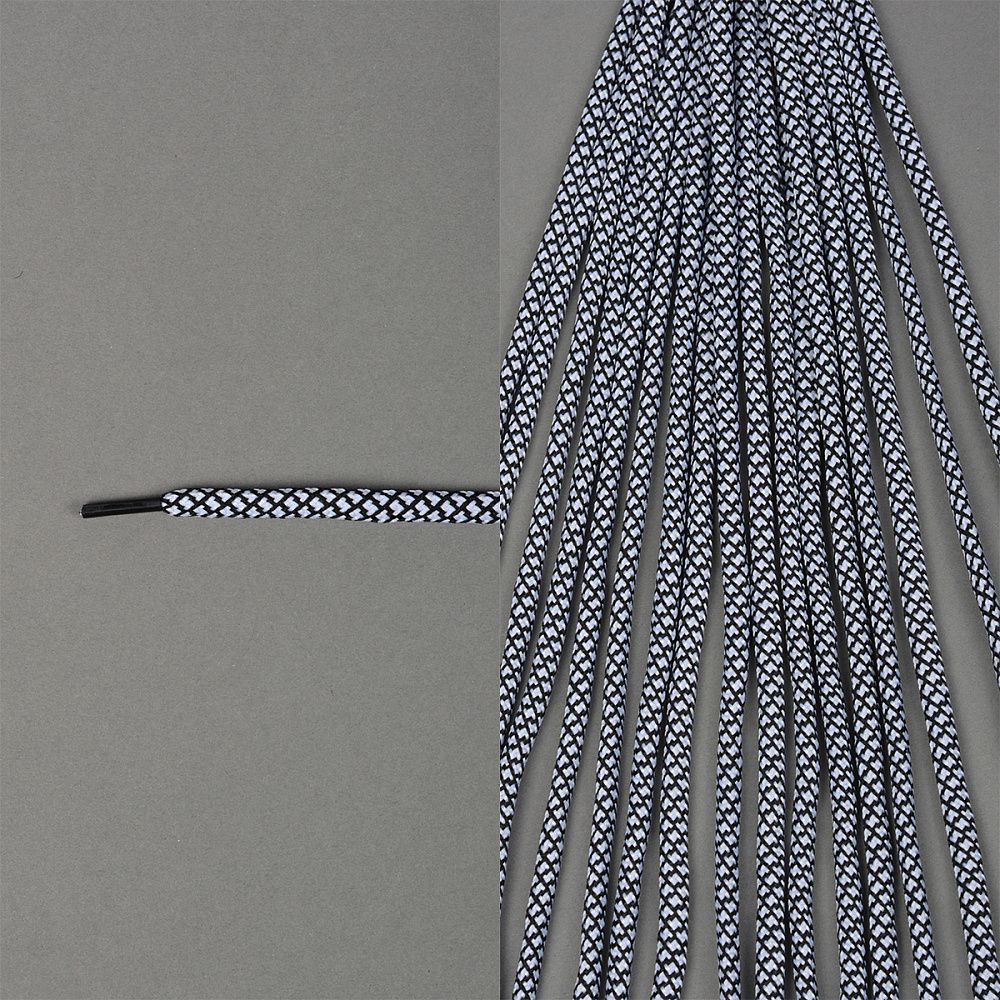 Шнурки круглые 05мм SLC017.10 длина 130 см двухцветные уп.10 шт