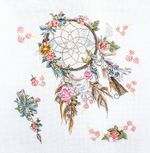 Набор для вышивания нитками LetiStitch, Весенние мечты 29х31 см