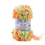 Пряжа Alize (Ализе) Puffy Fine Color / уп.5 мот. по 100 г, 14,5м, 6313 A