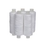 Нитки джинсовые белый 5 катушек 250м