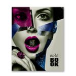 Бизнес-блокнот, матовая ламинация + выборочный лак, A5+ 80 л. 18 шт, клетка, Глянец 000411, Светоч 80ББТ5_4_5_1