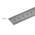 Линейка стальная Maxwell 30 см / 0.7 мм, MAX.8111 ПВХ чехол