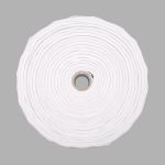 Лента (тесьма) шторная: сборка вафельная (1:3) 80 мм / 50 метров, (2 ряда петель, 4 шнура), C809 белый
