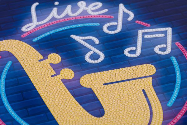 Алмазная (кристальная) мозаика Фрея ALBP-327, постер Живой звук, 30х30 см