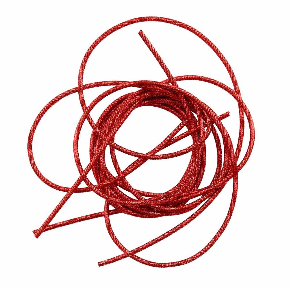 Канитель металлизированная Красный 1 мм, 5±0,1г