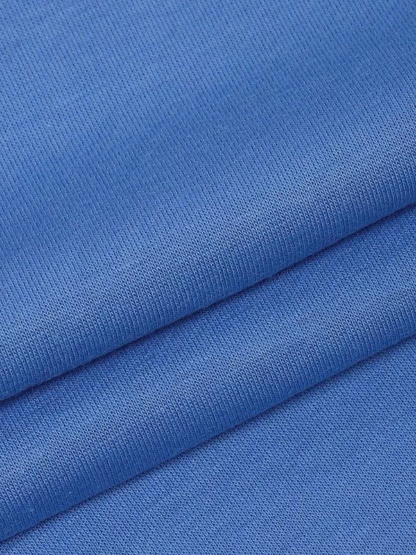 Футер 2-нитка петля поликоттон стрейч 220 г/м², 160 см / 3 метра, ФУТ2Х.TBY.ХЛ-ПЭ.S144.3, цв.S144 голубой