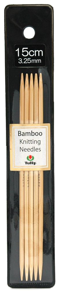 Спицы чулочные Tulip Bamboo ⌀3,25 мм, 15см, KND060325 /TOS/