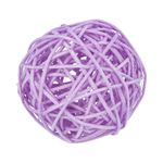 Шары декоративные из ротанга 7 см, 6 шт, №09 фиолетовый, Blumentag BRF-7