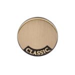 Кнопка Альфа (S-образная) ⌀15.0 мм, 36 шт, металл, нерж., 12 шлифованная бронза, MIKRON JK 001