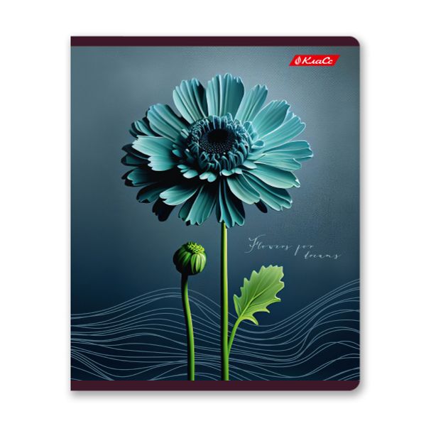 Тетрадь ученическая общая, A5+ 48 л. на скобе 65 г/м², белизна 100%, 10 шт, клетка в термоусадочной пленке, 000741 Таинственный цветок, Светоч 48ТЕТк-001