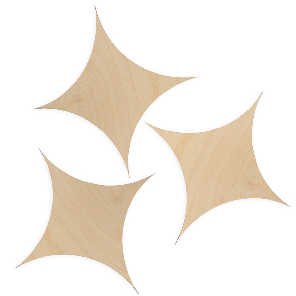 Заготовка из фанеры Набор заготовок, 1 шт, БО-03 Mr.Carving