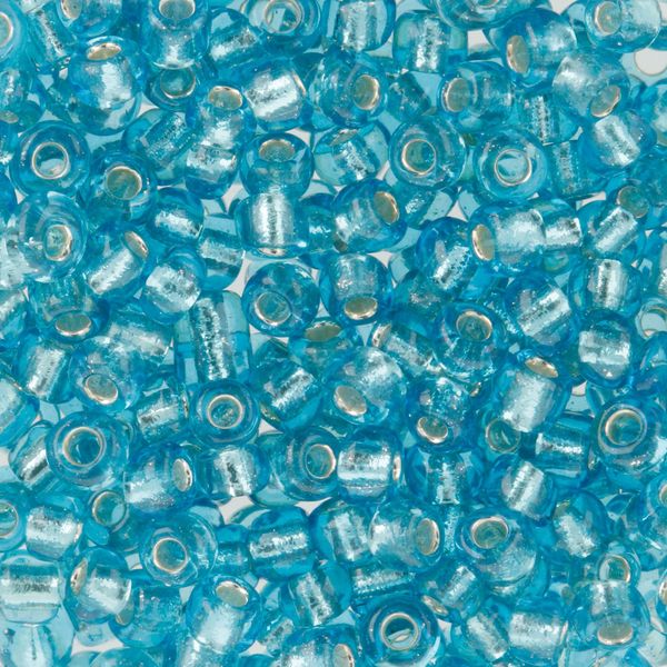 Бисер Zlatka 8/0 (2.9 мм), 100 г (10х10 г), №0033 бл.голубой, GR