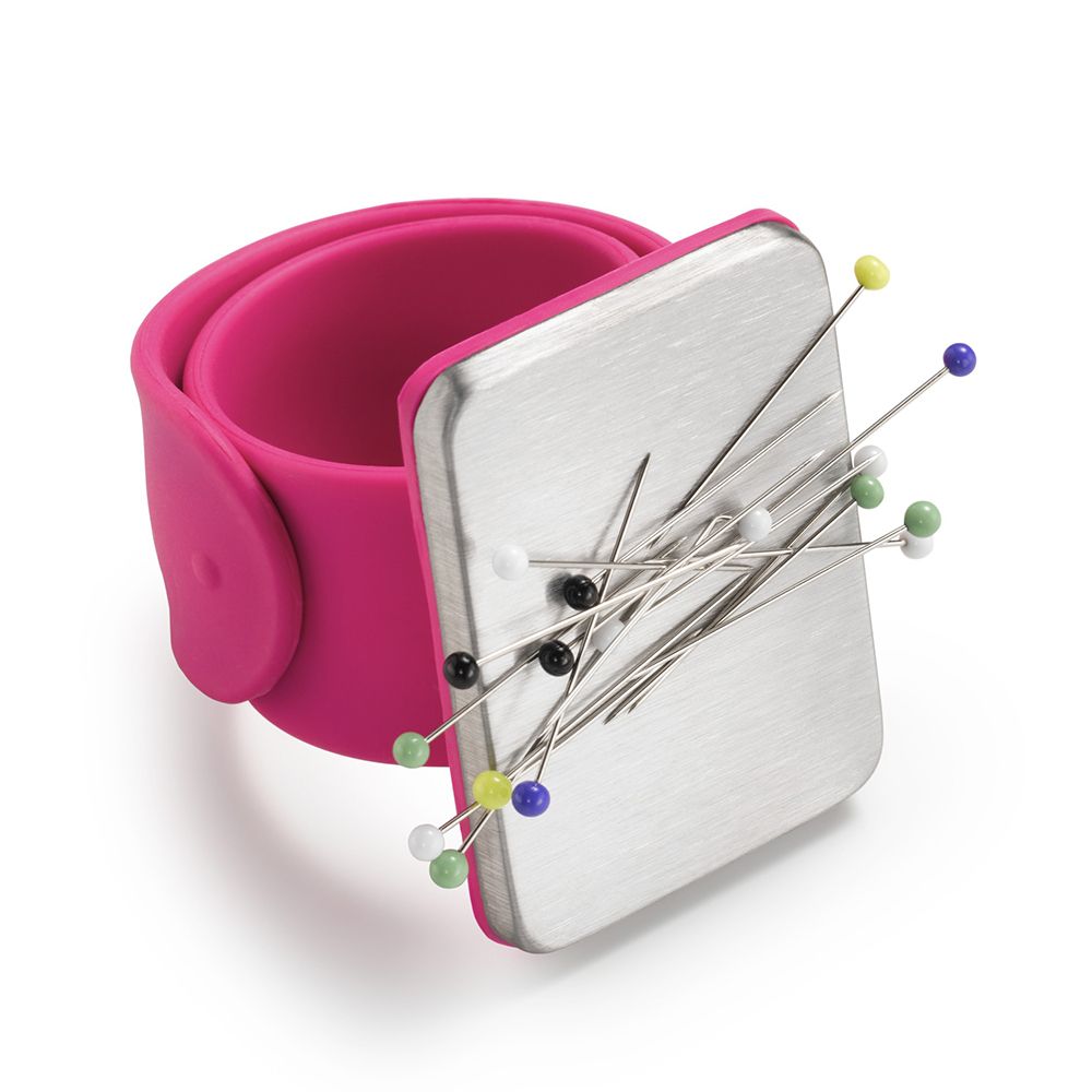 Игольница магнитная на руку, 1 шт, розовая, Prym 610283