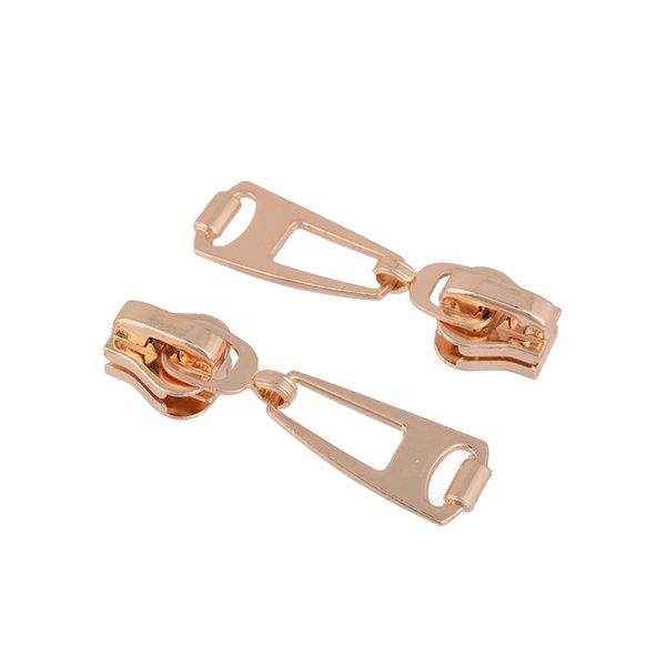 Слайдер (замок) для молнии трактор Т5 (5 мм), арт.TBT5887 цв.золото уп.100 шт