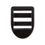 Пряжка регулировочная силовая пластик 19 мм, 100 шт, черный, Gamma SAM002