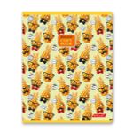 Тетрадь ученическая общая, твин лак, A5+ 60 л. на скобе 65 г/м², белизна 100%, 10 шт, клетка в термоусадочной пленке, 000478 Фруктомания, Светоч 60ТСК5_8_2_1